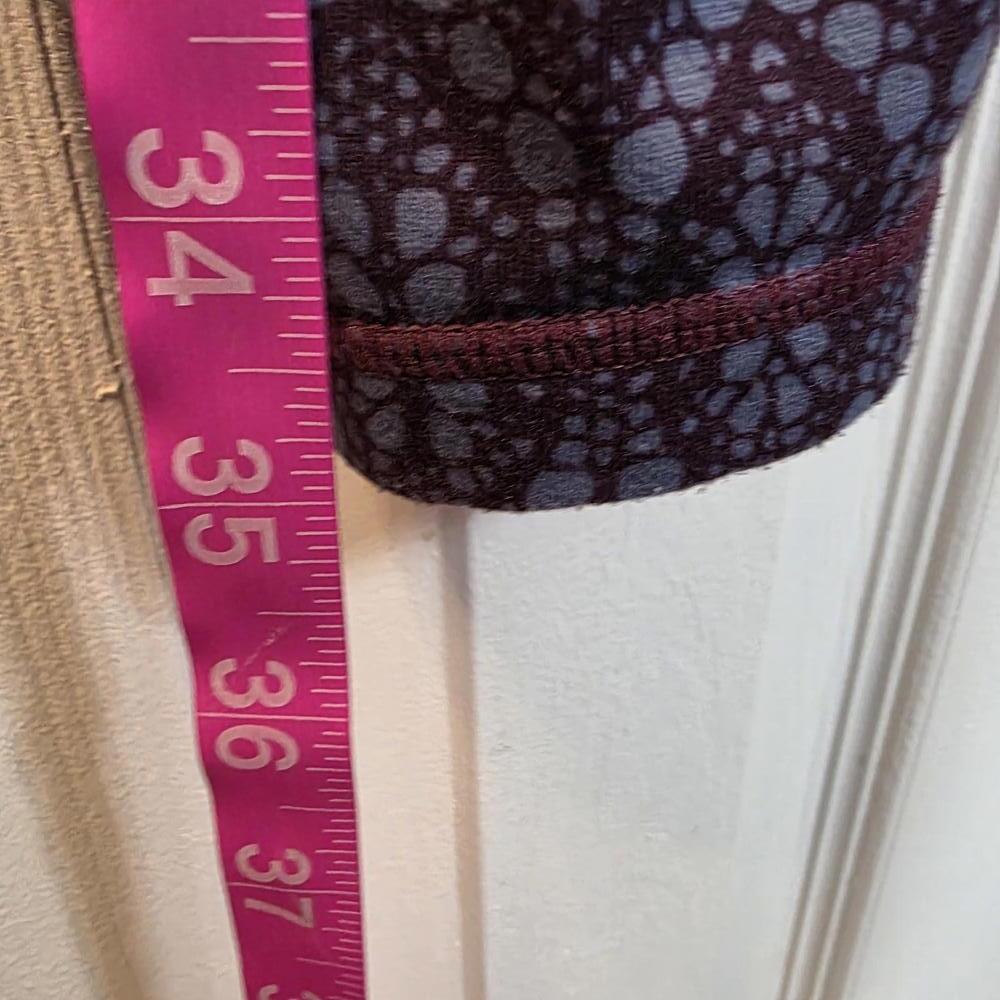 prAna Women's Purple Patterned Leggings Size Large - Picture 5 of 5